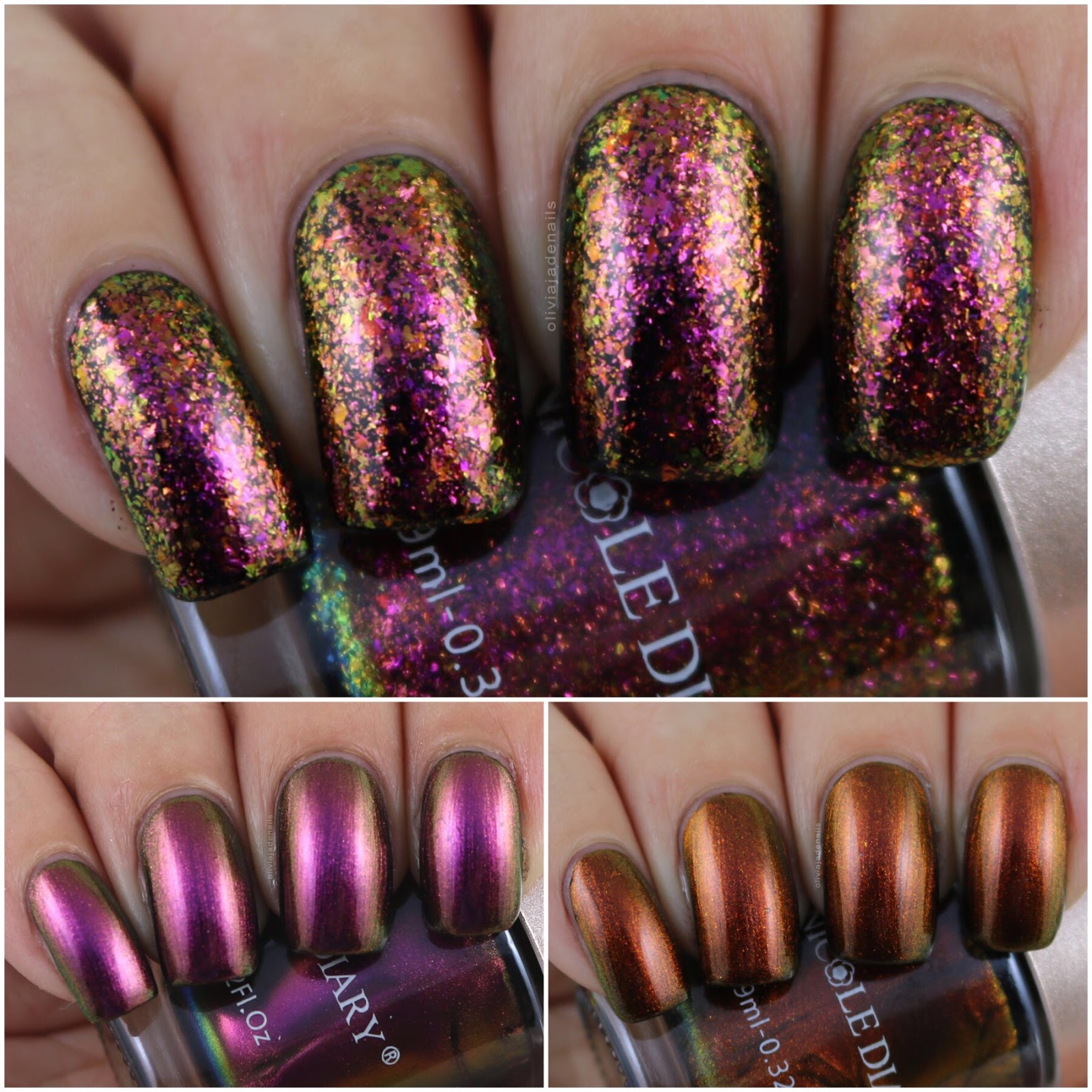 Nicole Diary Wonderworld (Part) Collection - Swatches & Review by Olivia Jade Nails