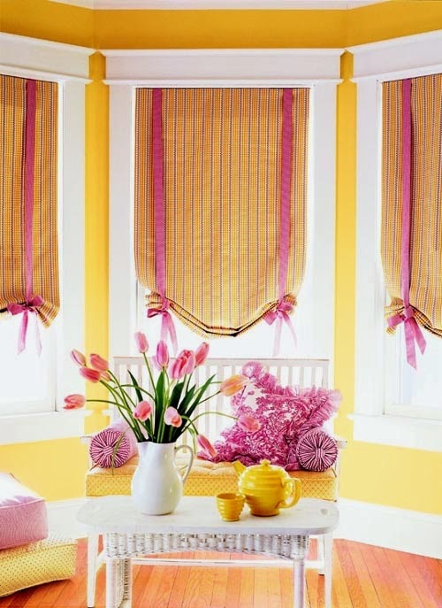 Eye For Design Decorating With The Pink/Yellow Color Combination