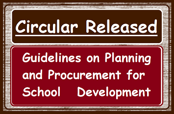 New Circular Released on School Development