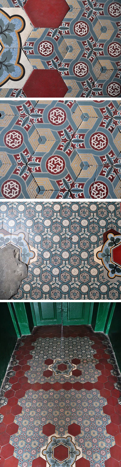 płytki podłogowe cementowe i ceramiczne, kamienice, modernistyczne płytki, płytki podłogowe cementowe i ceramiczne, kamienice, modernistyczne płytki,