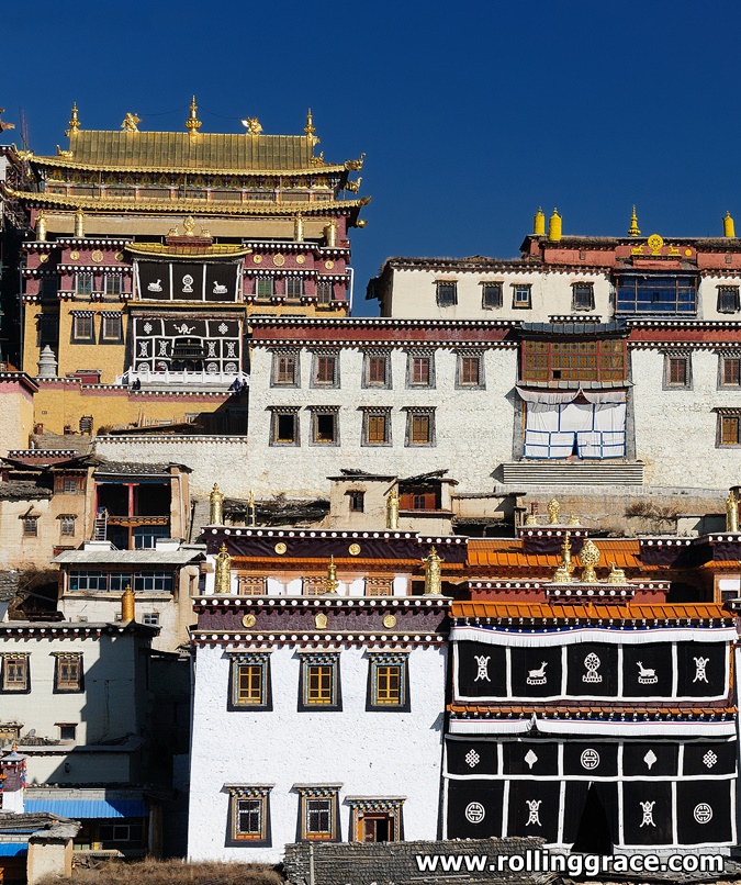 Songzanlin Monastery tibet shangri la china airport