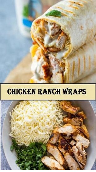 Perfect Chicken Ranch Wraps Recipe