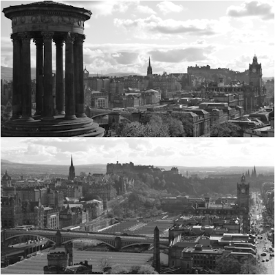 Edimburgo en blanco y negro