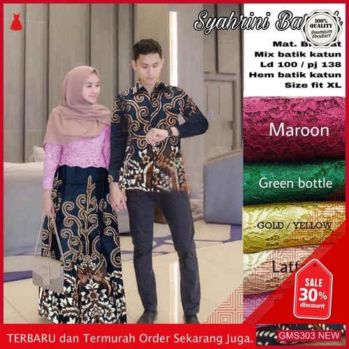 GMS303 XNSTR304C193 Couple Ayunda Zavira Batik Sumber Dropship SK0866792543