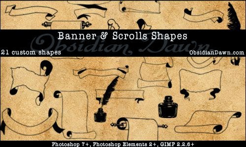 10+ Free Photoshop Custom Shapes