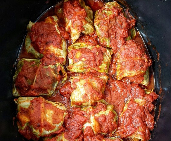 Slow Cooker Paleo Cabbage Rolls (Low-Carb, Whole30) Slow Cooker Paleo Cabbage Rolls (Low-Carb, Whole30)