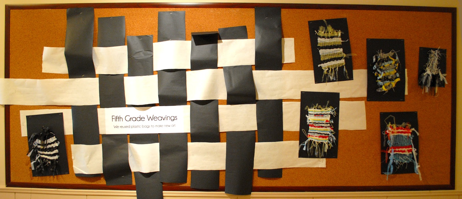 ARTabroad Weaving a Bulletin Board Backdrop