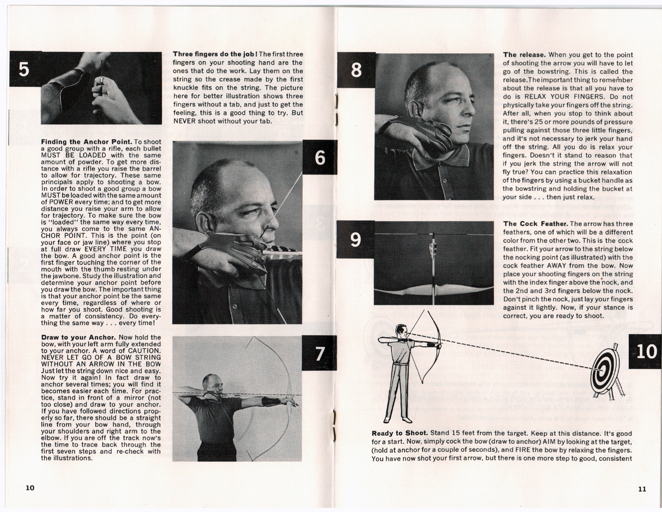 VINTAGE SHAKESPEARE / ROOT ARCHERY Shakespeare Professional X10