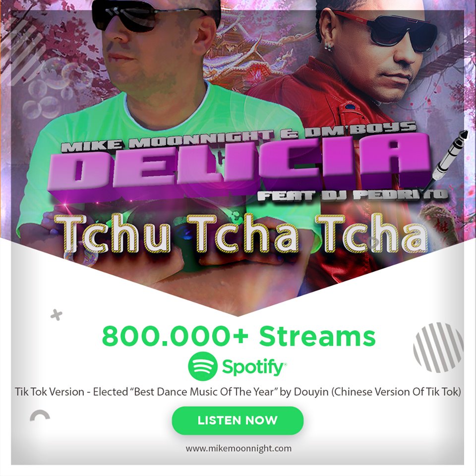 MIKE MOONNIGHT: Delicia Tchu Tcha Tcha (Tik Tok Version) passed 800.000