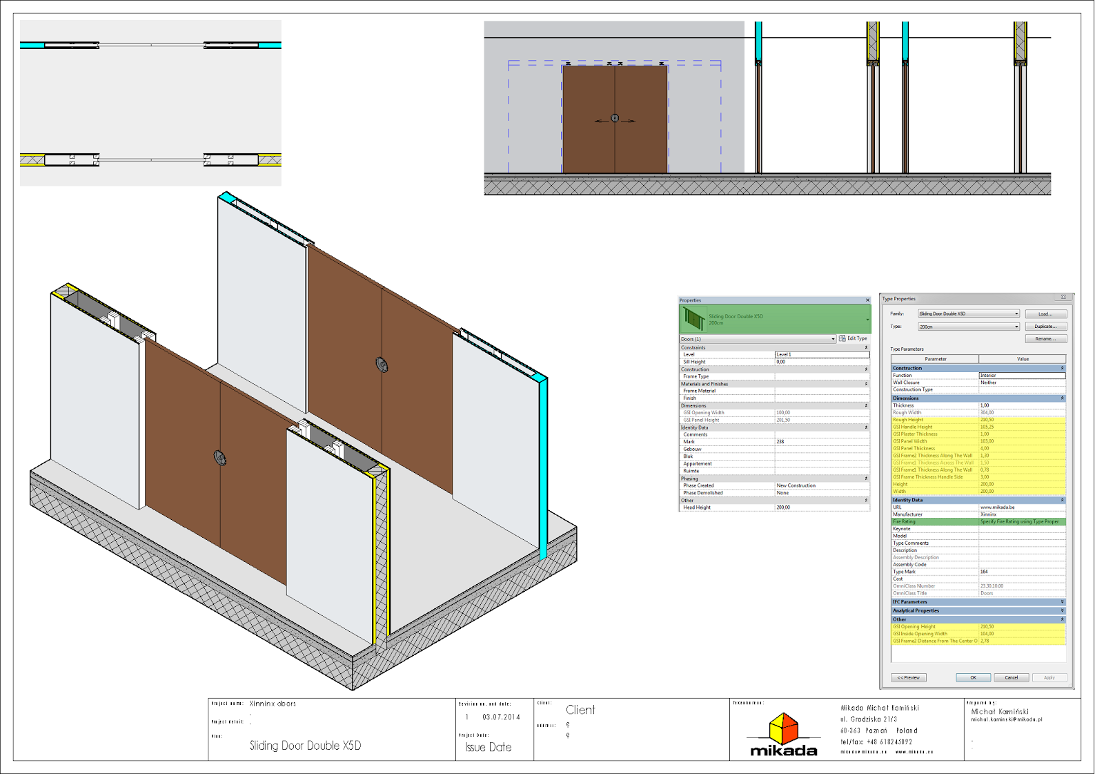 Custom Revit Families Door families