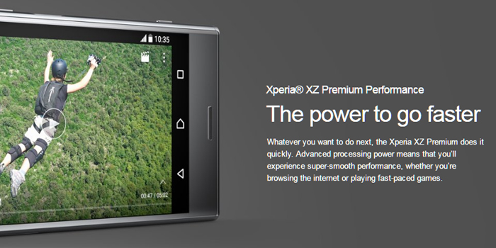XPERIA XZ Premiumの本体ストレージはUFS採用、eMMCより超高速