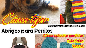 Cómo Tejer Ropa para Perritos y Tomar las medidas / Tutorial