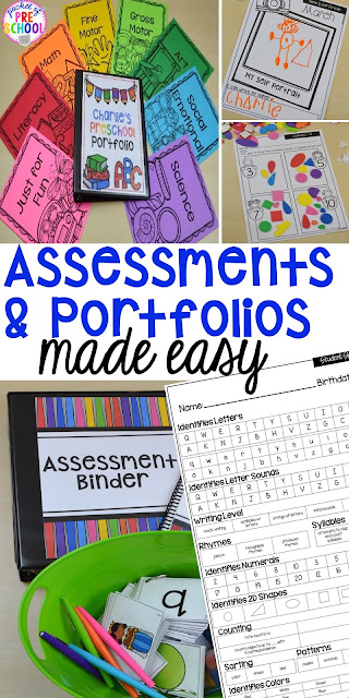 Portfolios &amp; Assessments for Preschool, Pre-K, and Kindergarten ...