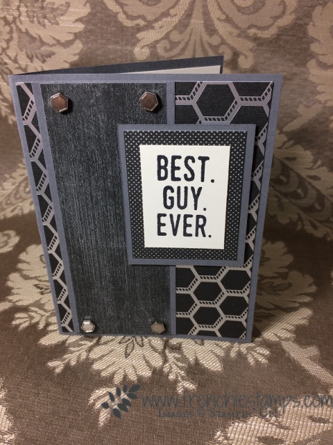 Suite Sentiments and Designer paper Urban District Stampin'Up!