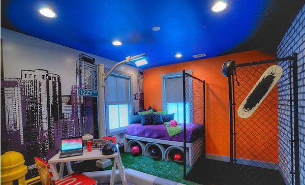 Desain Interior Kamar Anak Minimalis Modern Cantik