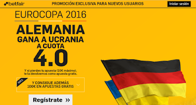 betfair Alemania gana Ucrania supercuota 4 Eurocopa 2016 12 junio betfair Alemania gana Ucrania supercuota 4 Eurocopa 2016 12 junio
