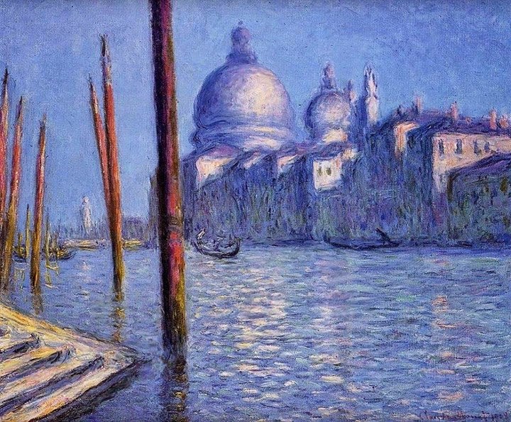 Claude Monet Santa Maria della salute et le grand canal, Venise. 1908