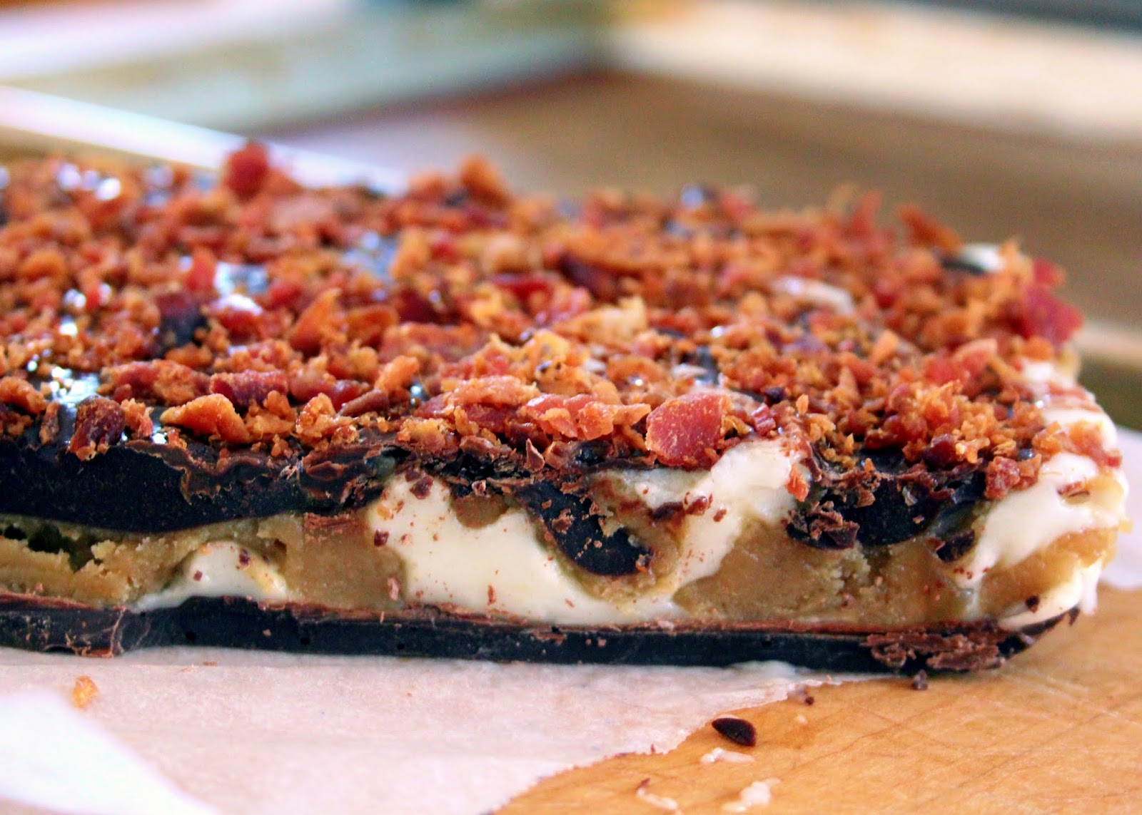 Jo and Sue Bourbon Marshmallow Salted Caramel Bacon Bark