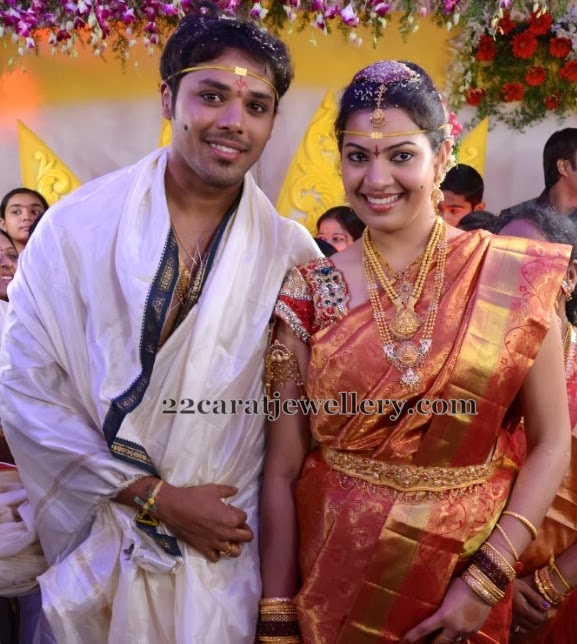 Singer Geeta Madhuri Wedding - Jewellery Designs