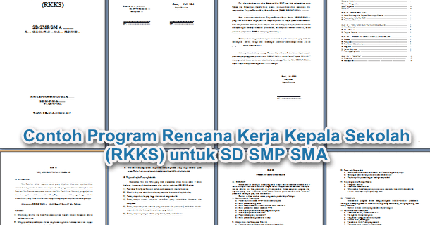 Contoh program kerja kepala sekolah sd