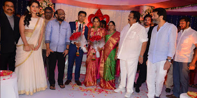 Rashi with DVV Danayya Daughter in her Wedding Reception