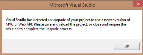 Microsoft Visual Studio MVC Restart