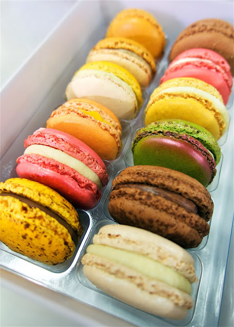 Pierre HermƩ macarons in Paris - the creme brƻlƩe were my favorite!