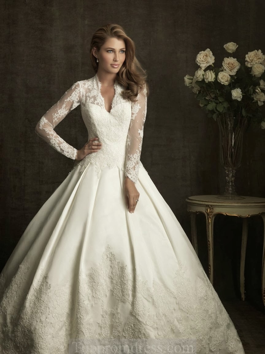 Imágenes de Vestidos de novia con mangas Vestidos Moda 2019 2020