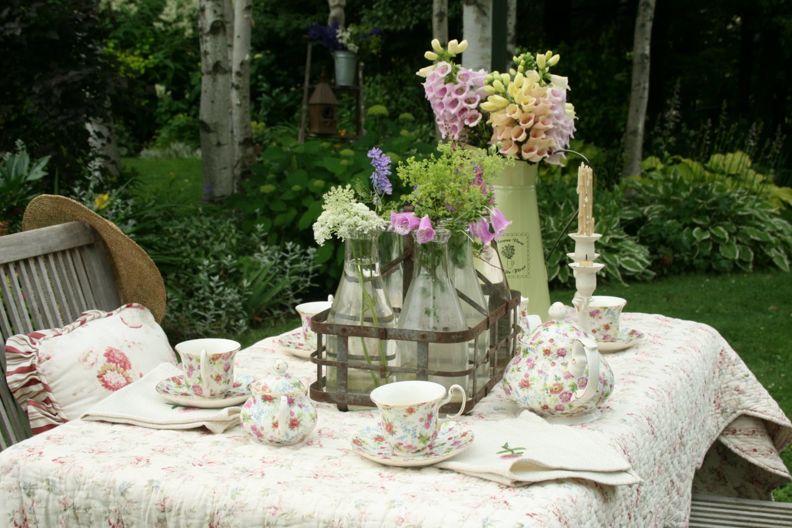 garden visit with afternoon tea