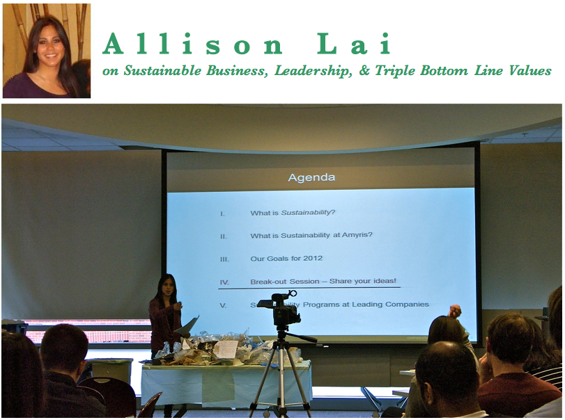 Allison Lai on Sustainable Business, Leadership, and Triple Bottom Line Values