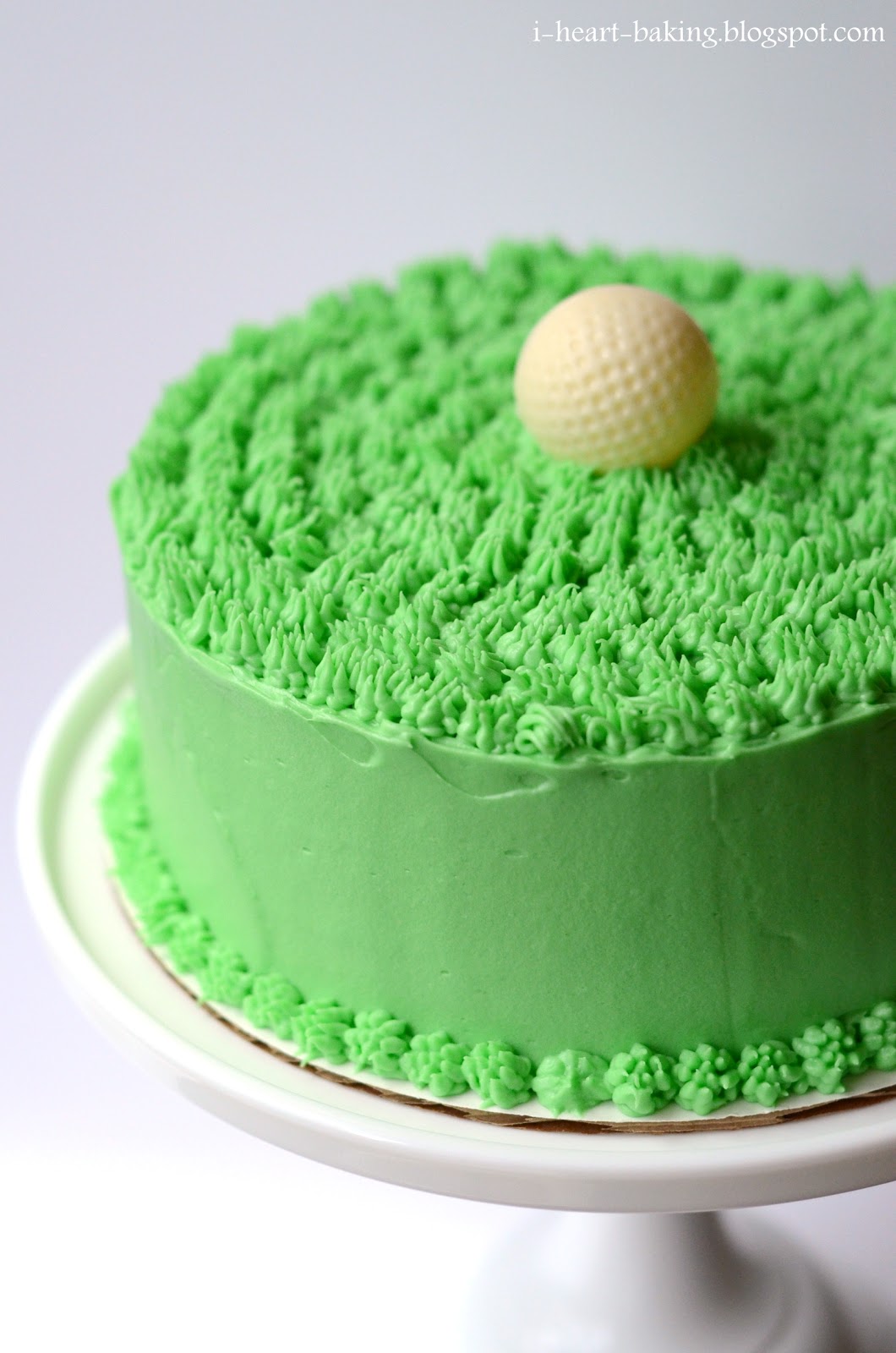 i heart baking! another golf ball cake! chocolate cake filled with