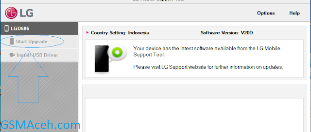 Pilih Start Upgrade Pilih Start Upgrade