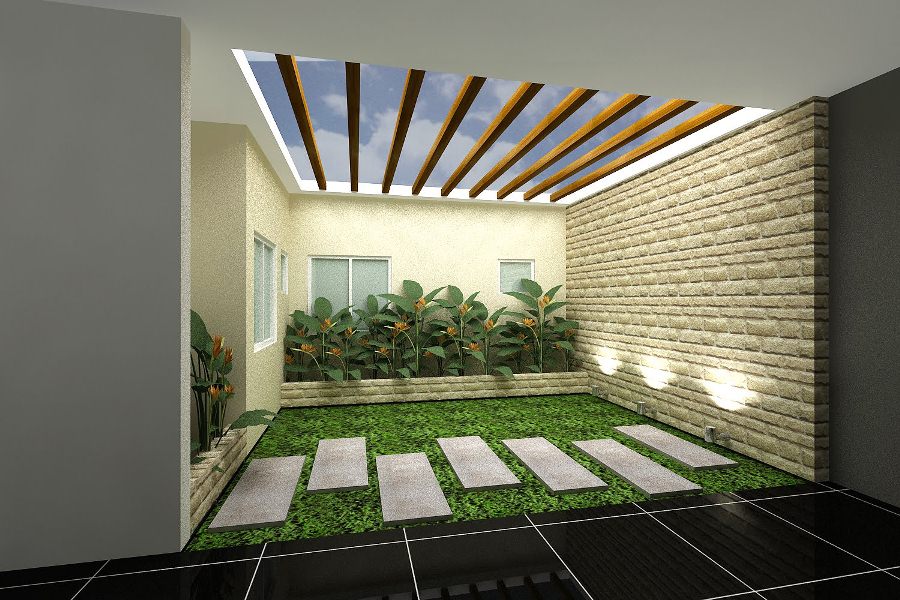 Indoor gardens and Glass walls, Make Your House a Greener and Style