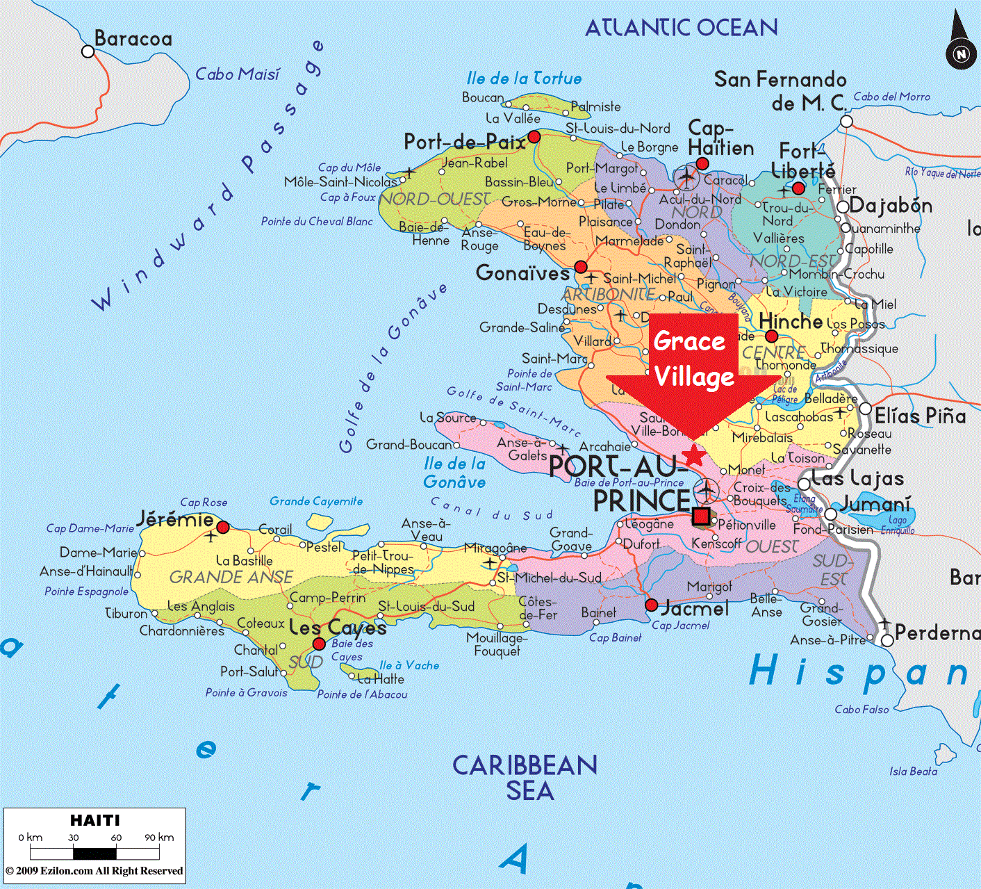 Titanyen Haiti Map Titanyen Haiti Map