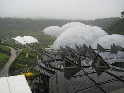 A wet day at the Eden Project