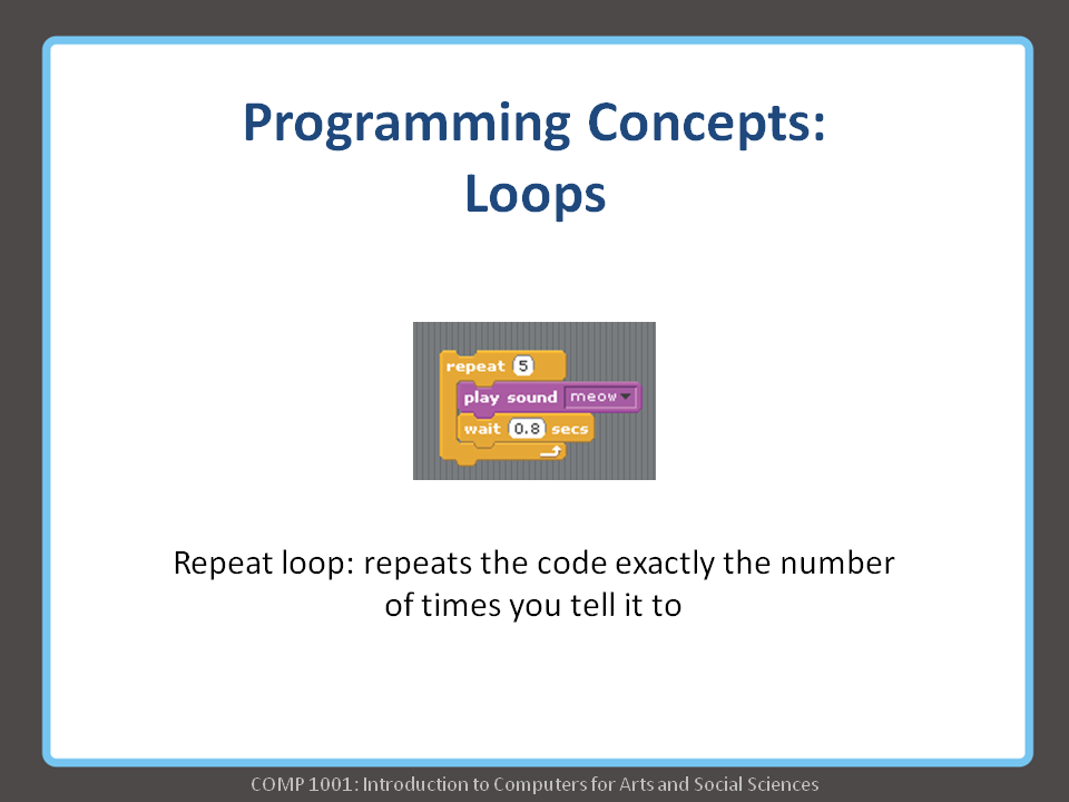 The Female Perspective of Computer Science: Programming Concepts in Scratch