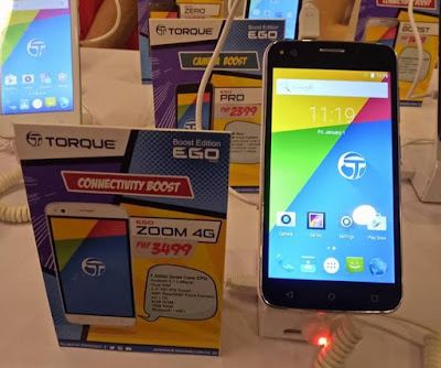 Torque Mobile EGO Zoom 4G; 5-inch Quad Core with LTE for Php3,499