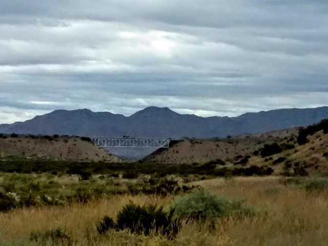 bridge over Nogal Canyon, southern New Mexico