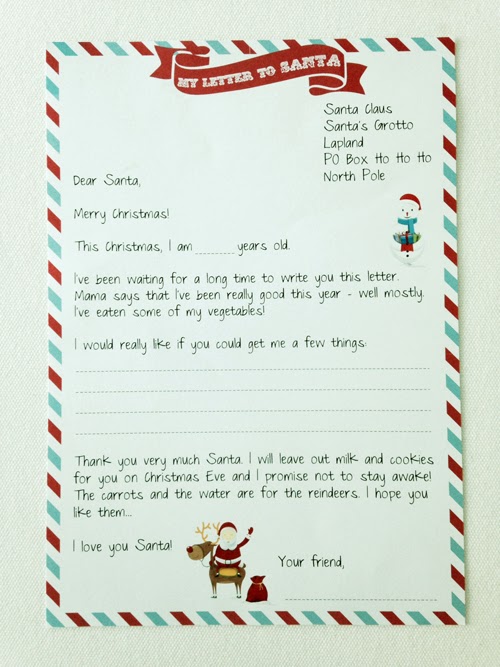 Free Printable Letter From Santa Stationary Free Printable Letter From Santa Stationary