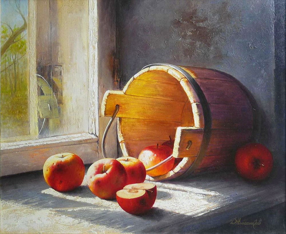 bodegones-con-frutas-pinturas-realistas