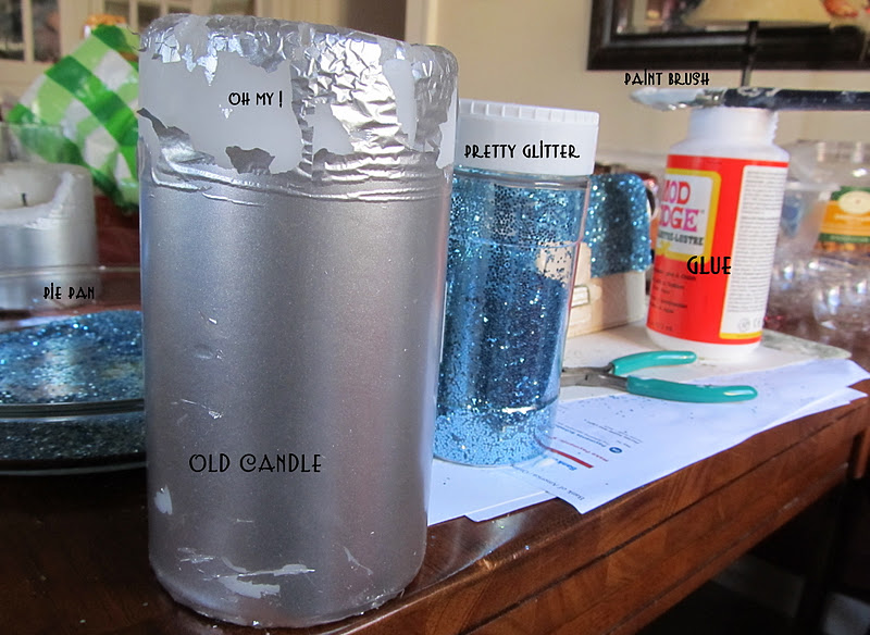 WobiSobi Glitter Your Candles, DIY