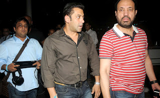 Salman Khan snapped at Domestic Airport