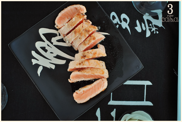 tataki de salmão