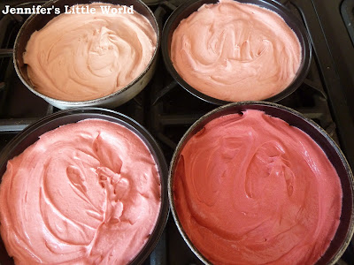 How to make a pink ombre birthday cake