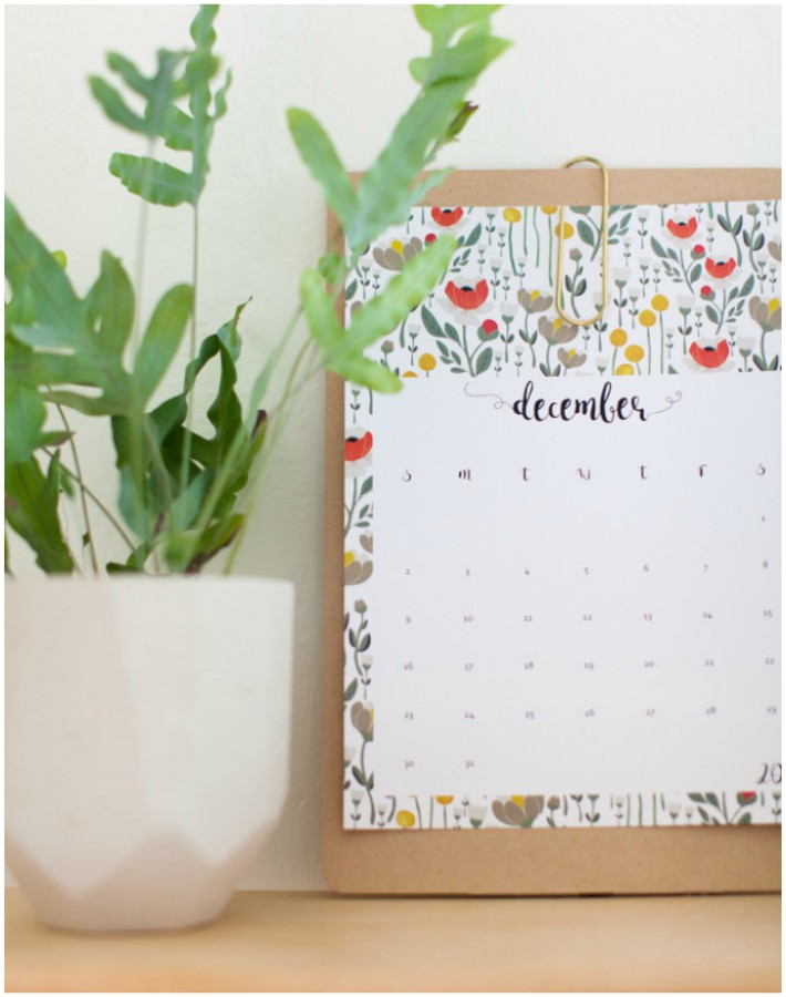 Calendario 2018 imprimible gratis