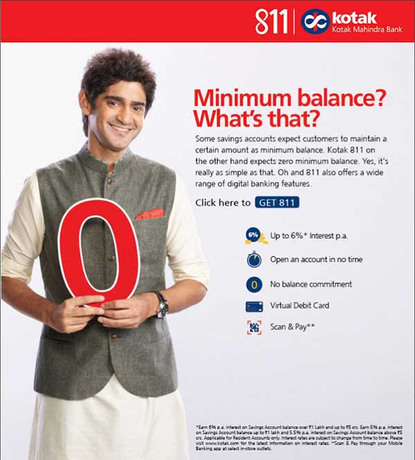 Open Kotak 811 Zero Balance Savings Account In 5 Minutes & Get 6
