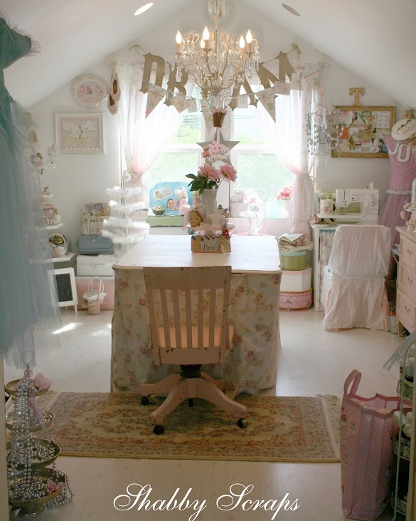Shabby Chic Craft Room Ideas / Shabby Chic Storage Ideas... - wwwshabbycottageboutique - See more ideas about shabby chic, shabby chic craft room, shabby chic crafts.