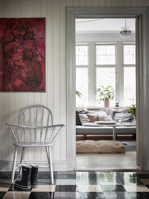 Sjömansgatan 5, Nordic apartment with traditional touches