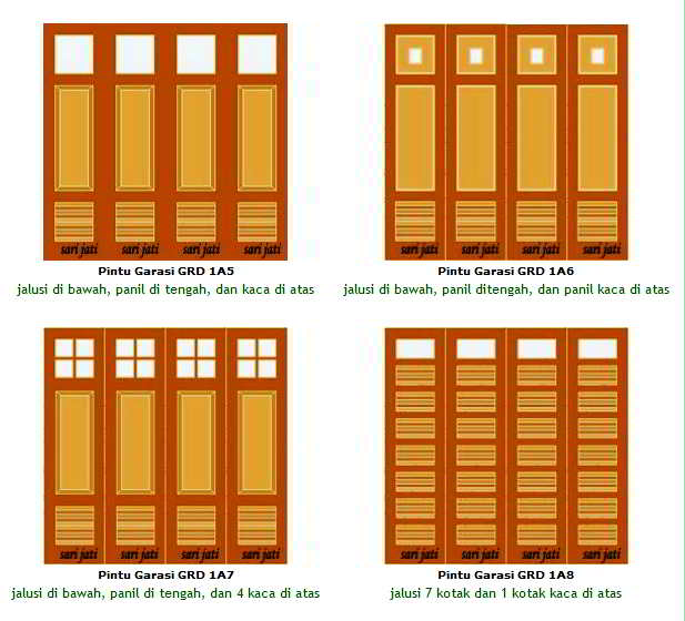 Contoh Model Desain Pintu Garasi Terbaru Contoh Model Desain Pintu Garasi Modern Terbaru