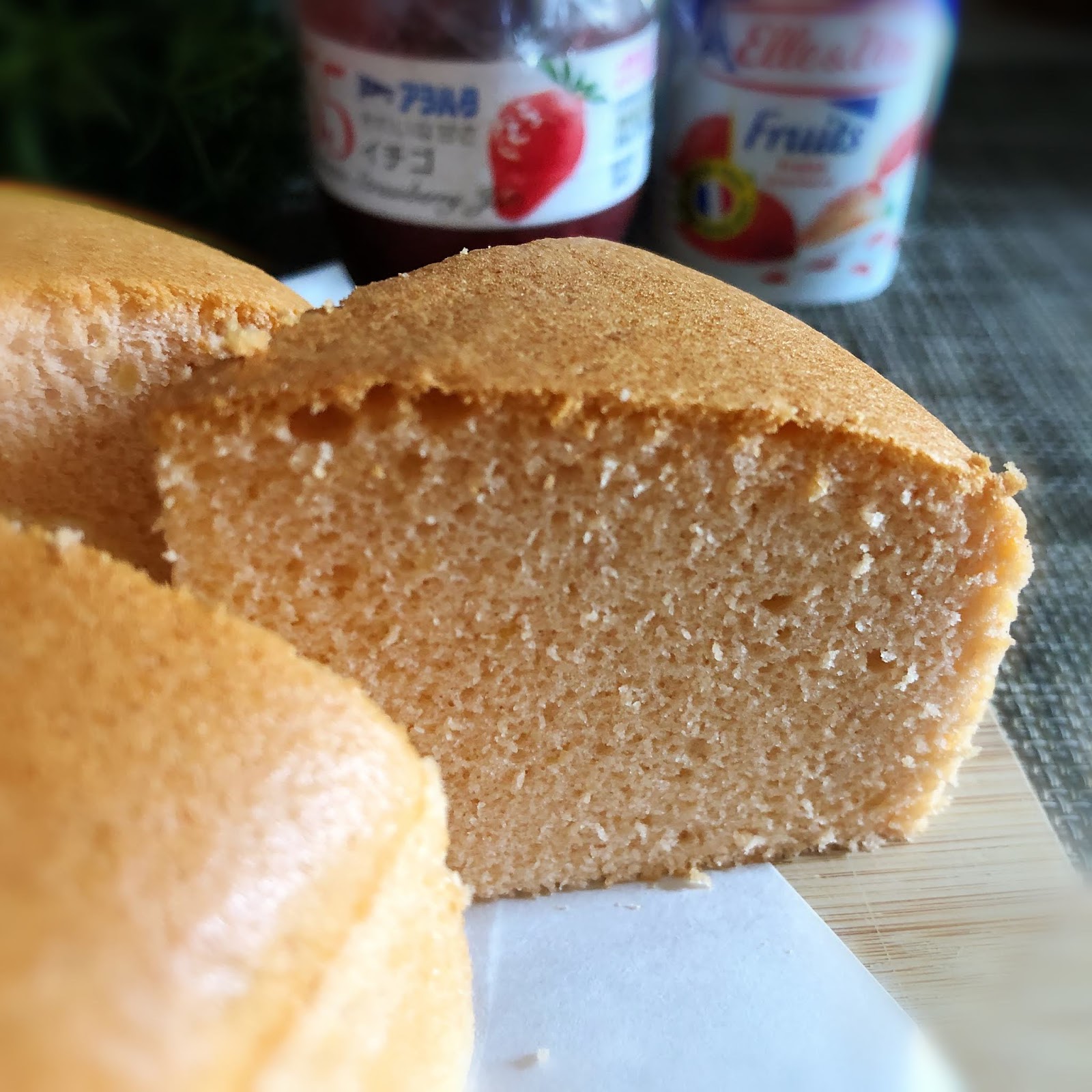 My Mind Patch Strawberry Yogurt Butter Sponge Cake